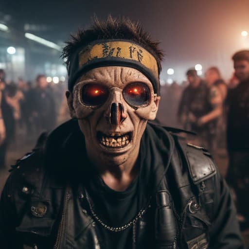 Verrückter Raver Crazy Apokalypse