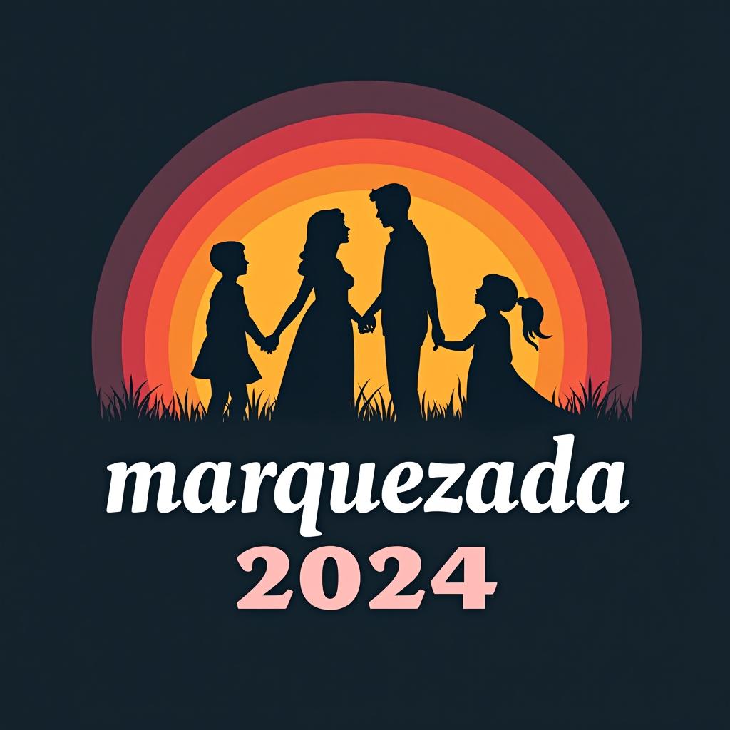  design a logo, big logo for a huge family reunion , with the text 'marquezada 2024'.