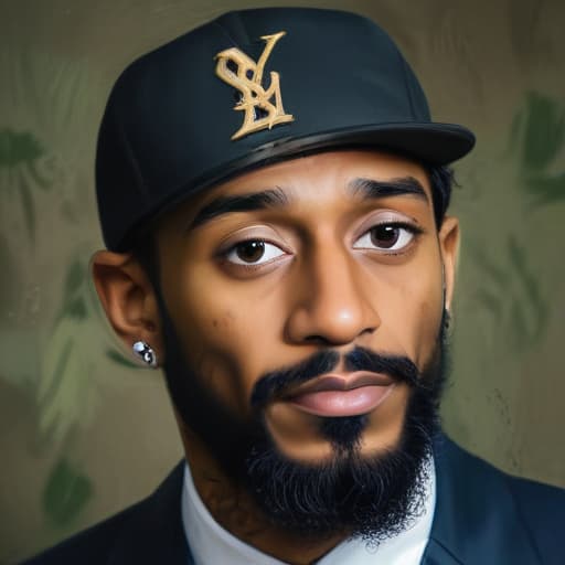 Nipsey Hussle in Oil painting style