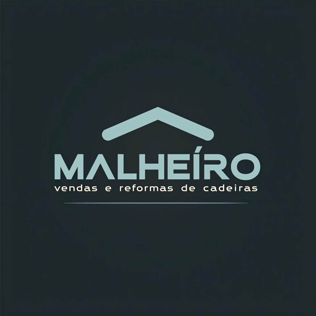  design a logo, , with the text 'malheiro vendas e reformas de cadeiras '.