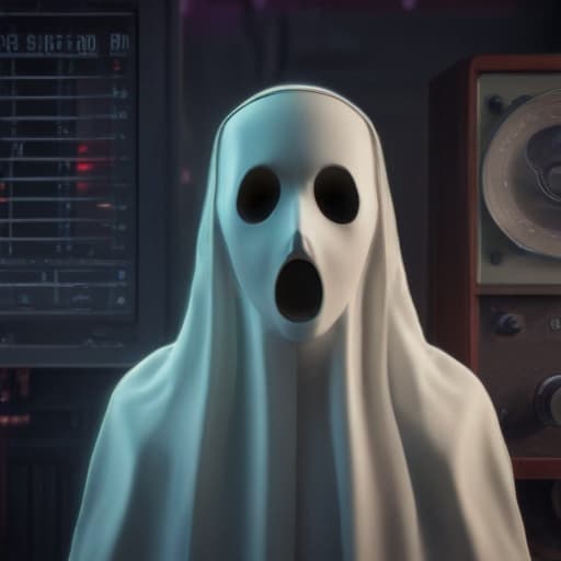 Radio ghost in Cinematic style