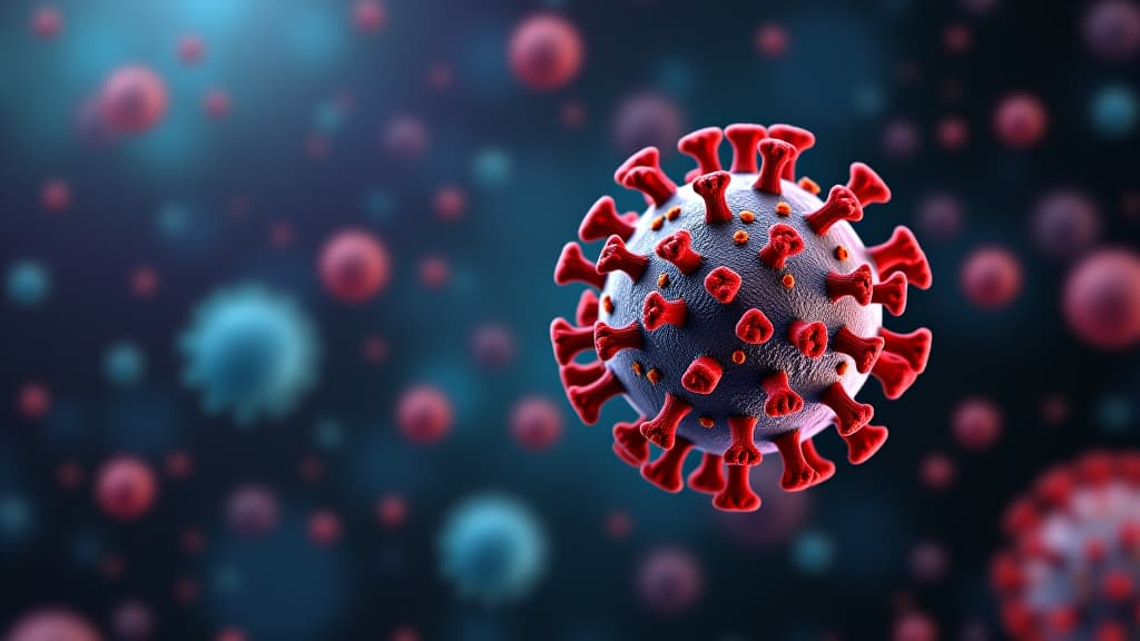  dengue virus and human immune response, color coded battleground interaction between the dengue virus and human immune cells.