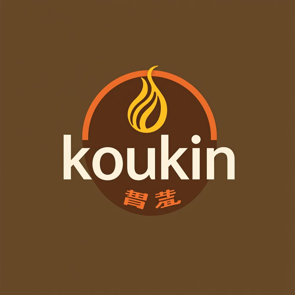  design a logo, , with the text 'koukin'.