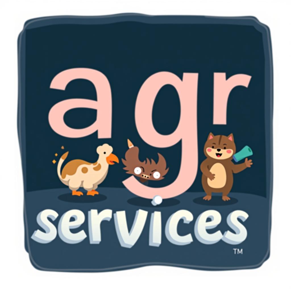  design a logo, , with the text 'agr services '.