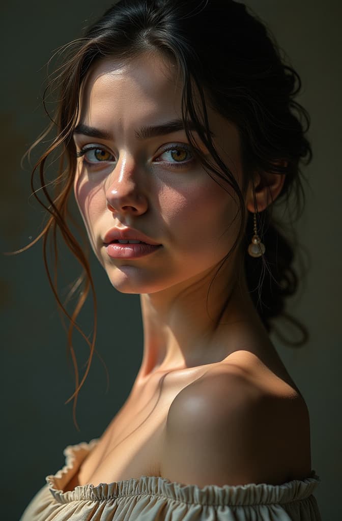  mujer sin ropa, realistic, portrait, art by donato giancola and greg rutkowski, realistic face, digital art, trending on artstation hyperrealistic, full body, detailed clothing, highly detailed, cinematic lighting, stunningly beautiful, intricate, sharp focus, f/1. 8, 85mm, (centered image composition), (professionally color graded), ((bright soft diffused light)), volumetric fog, trending on instagram, trending on tumblr, HDR 4K, 8K