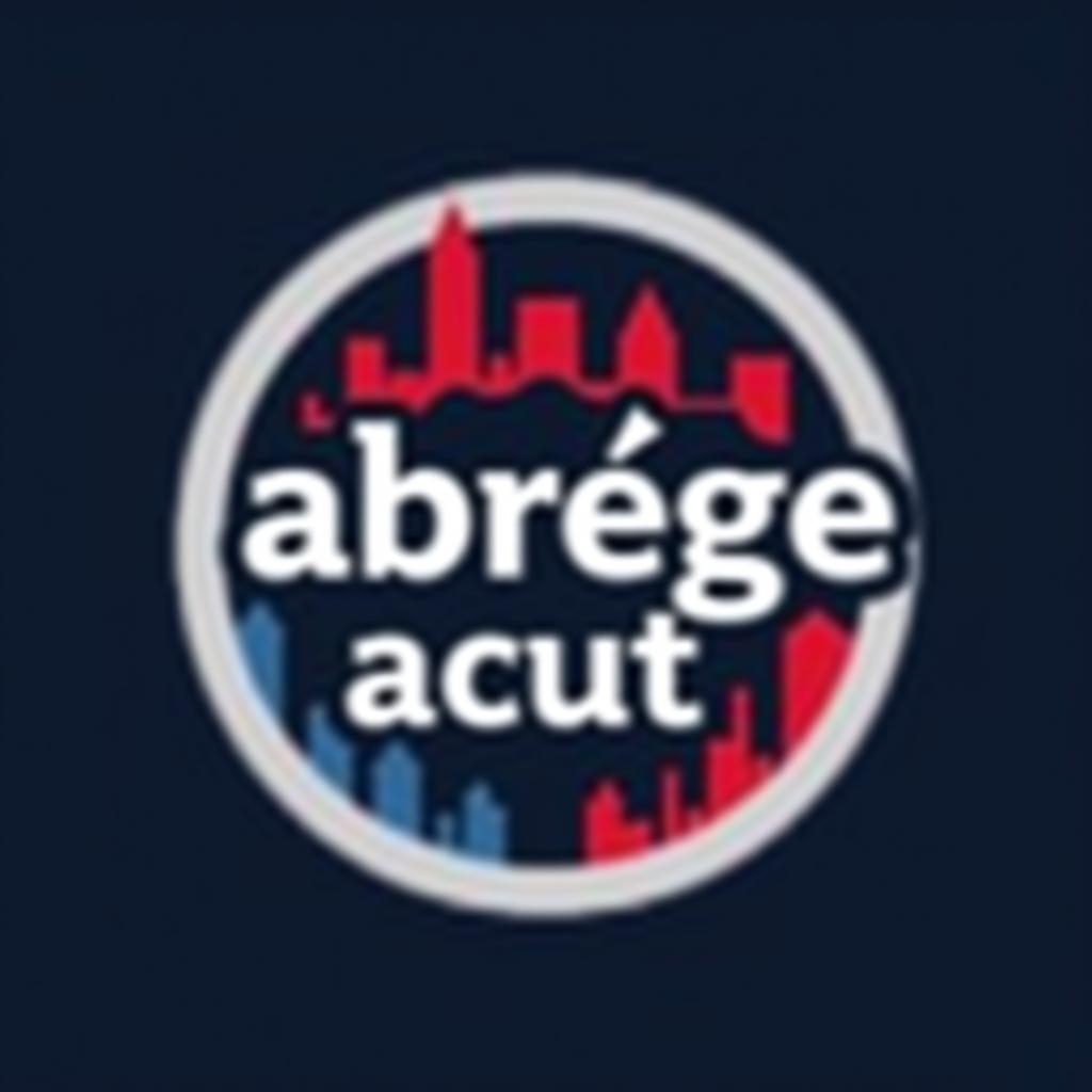  design a logo, news , with the text 'abrège actu'.