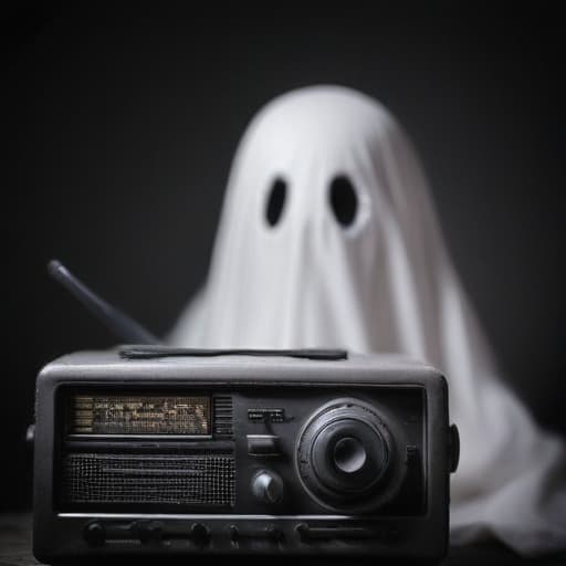 Radio ghost in Macro Photography style