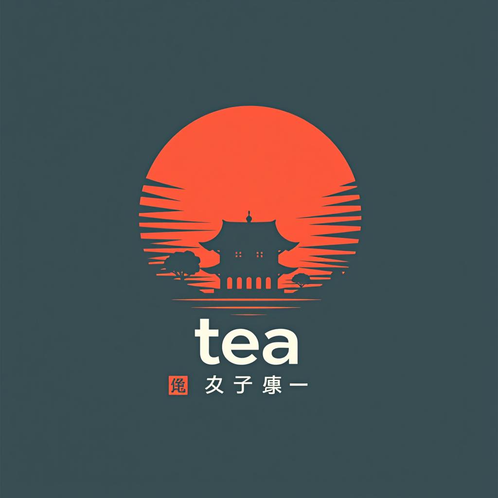  design a logo, sdgsのカラーバリエーションを使う スタイリッシュなデザイン, with the text 'サスteaナブル'.