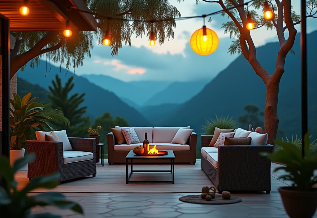  a landscape photo of a detailed infographic showcasing 8 key factors in choosing long lasting patio furniture, including material durability, weather resistance, and maintenance requirements hyperrealistic, full body, detailed clothing, highly detailed, cinematic lighting, stunningly beautiful, intricate, sharp focus, f/1. 8, 85mm, (centered image composition), (professionally color graded), ((bright soft diffused light)), volumetric fog, trending on instagram, trending on tumblr, HDR 4K, 8K