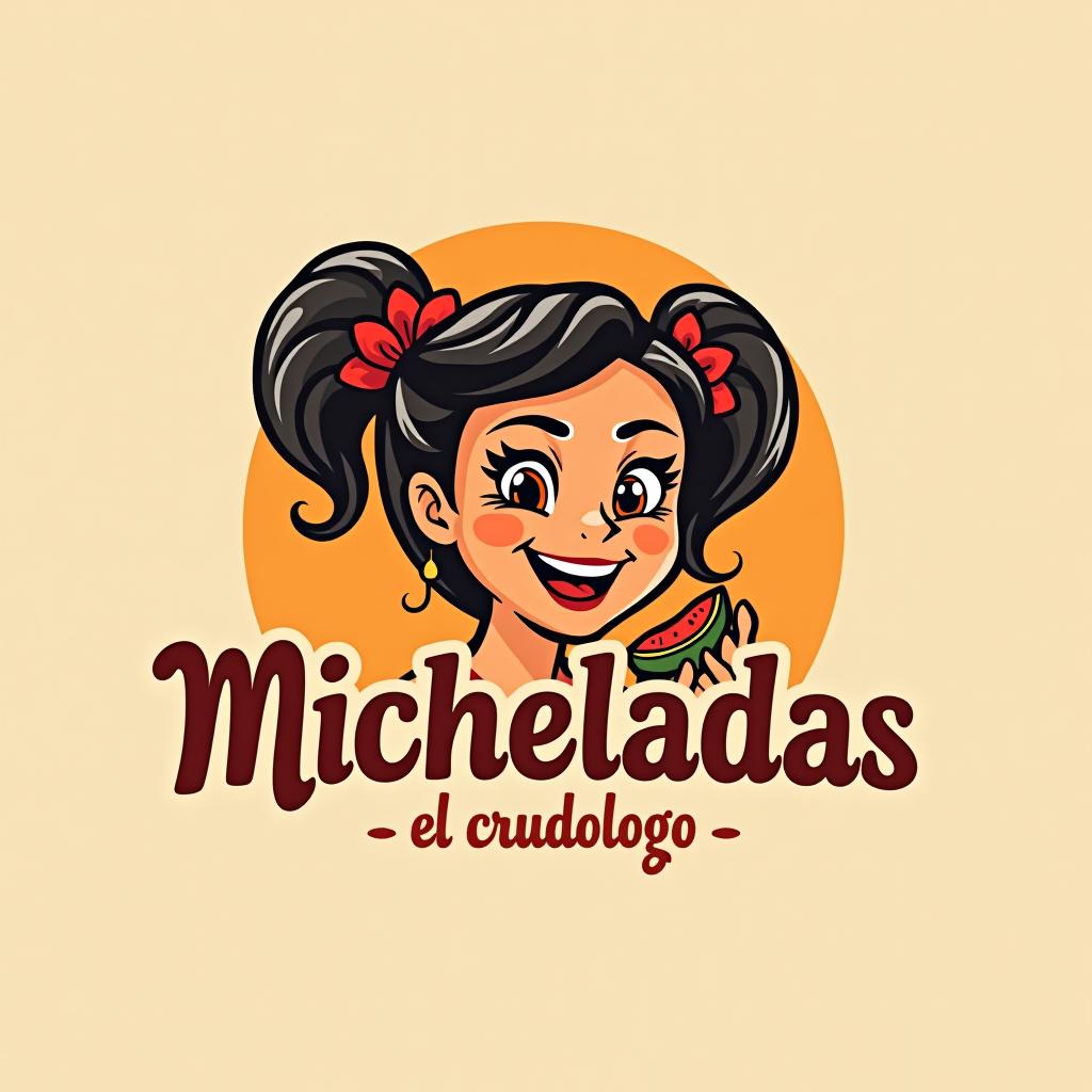  design a logo, michelada el crudologo, with the text 'micheladas el crudologo'.