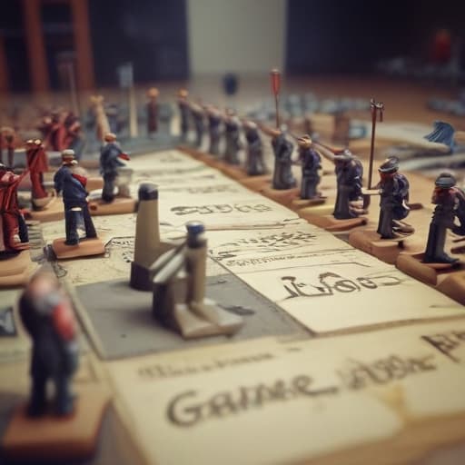 "Game of Jobs: the struggle for labor resources." In this photo, we imagine the labor market as a battlefield where various factors compete for survival and prosperity.