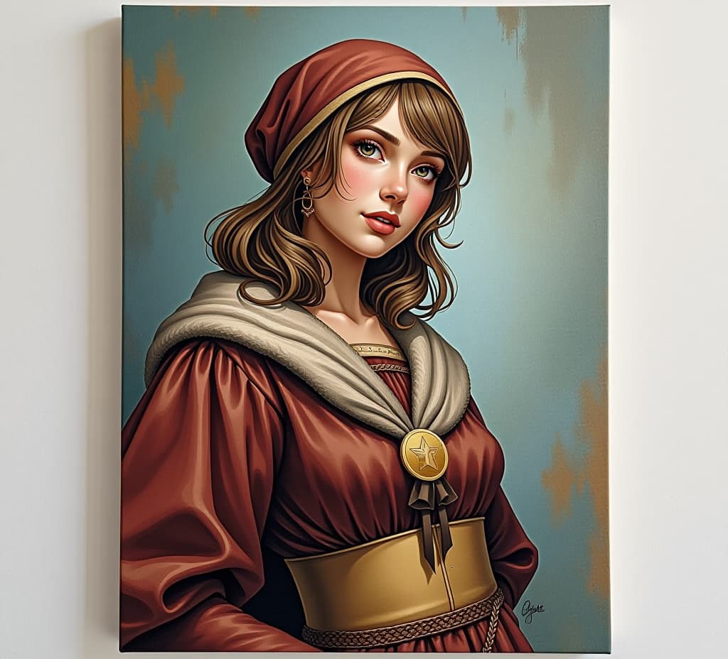  canvas painting of character