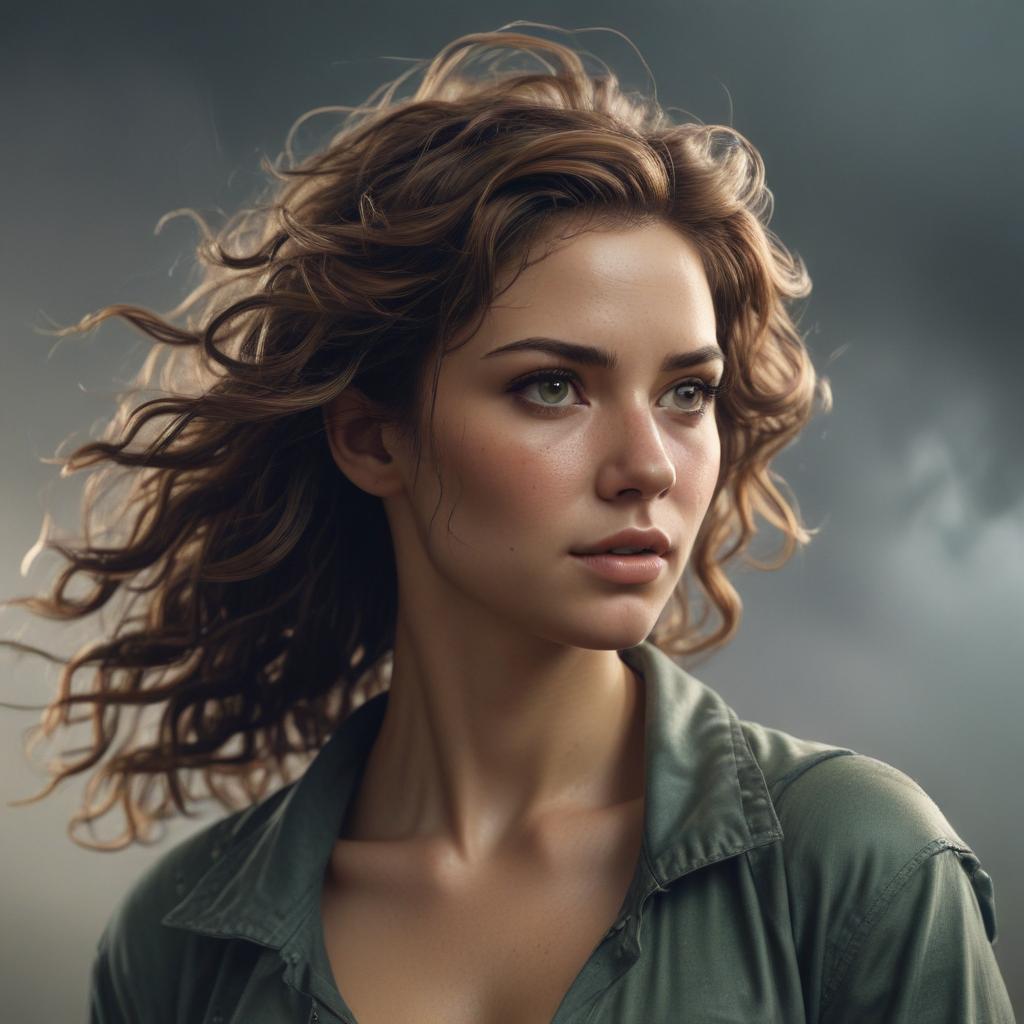 ((masterpiece)),(((best quality))), 8k, high detailed, ultra detailed, Terrible Tornado bending over with curly hair and flipped hair, moist skin, intricate details, seducing gaze hyperrealistic, full body, detailed clothing, highly detailed, cinematic lighting, stunningly beautiful, intricate, sharp focus, f/1. 8, 85mm, (centered image composition), (professionally color graded), ((bright soft diffused light)), volumetric fog, trending on instagram, trending on tumblr, HDR 4K, 8K