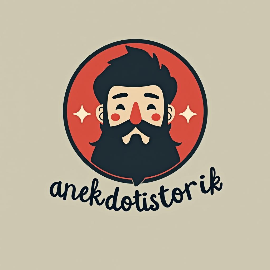  design a logo, fais moi un logo format photo de profil pour une chaîne nommée anekdothistorik, qui parle d’anecdotes historiques