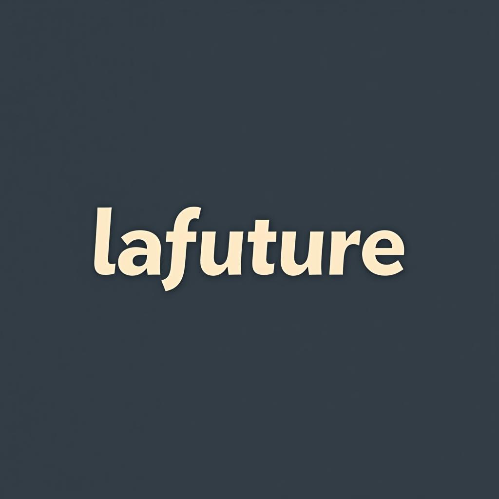  design a logo, , with the text 'lafuture '.