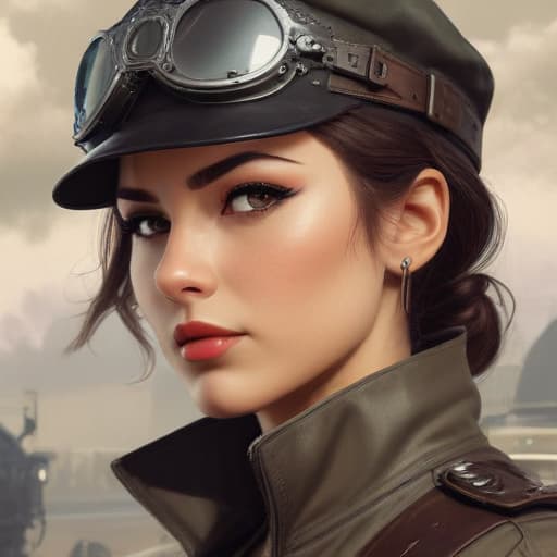 Dieselpunk Veda in Comic Art style