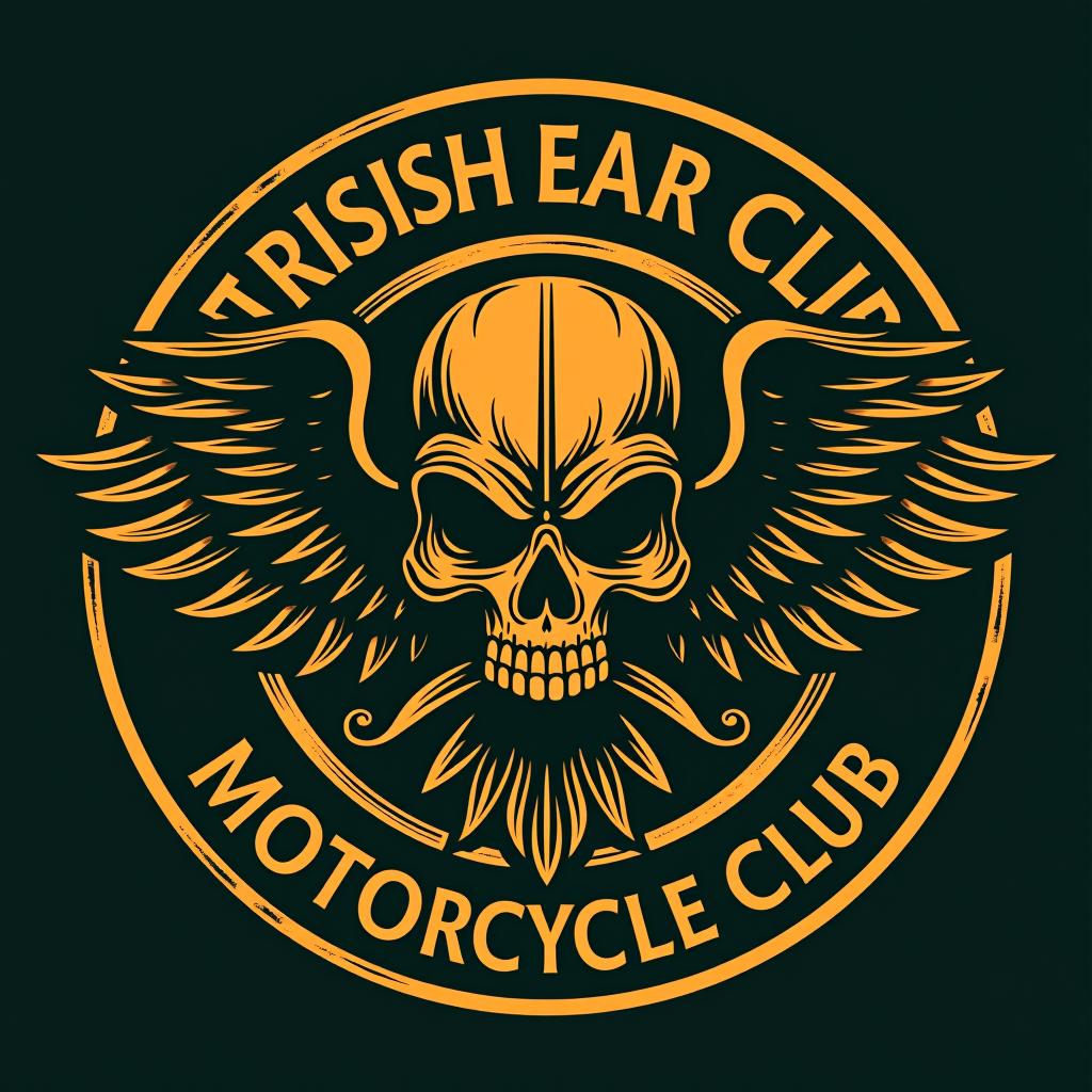  design a logo, patch logo for a irish motorcycle club with no text