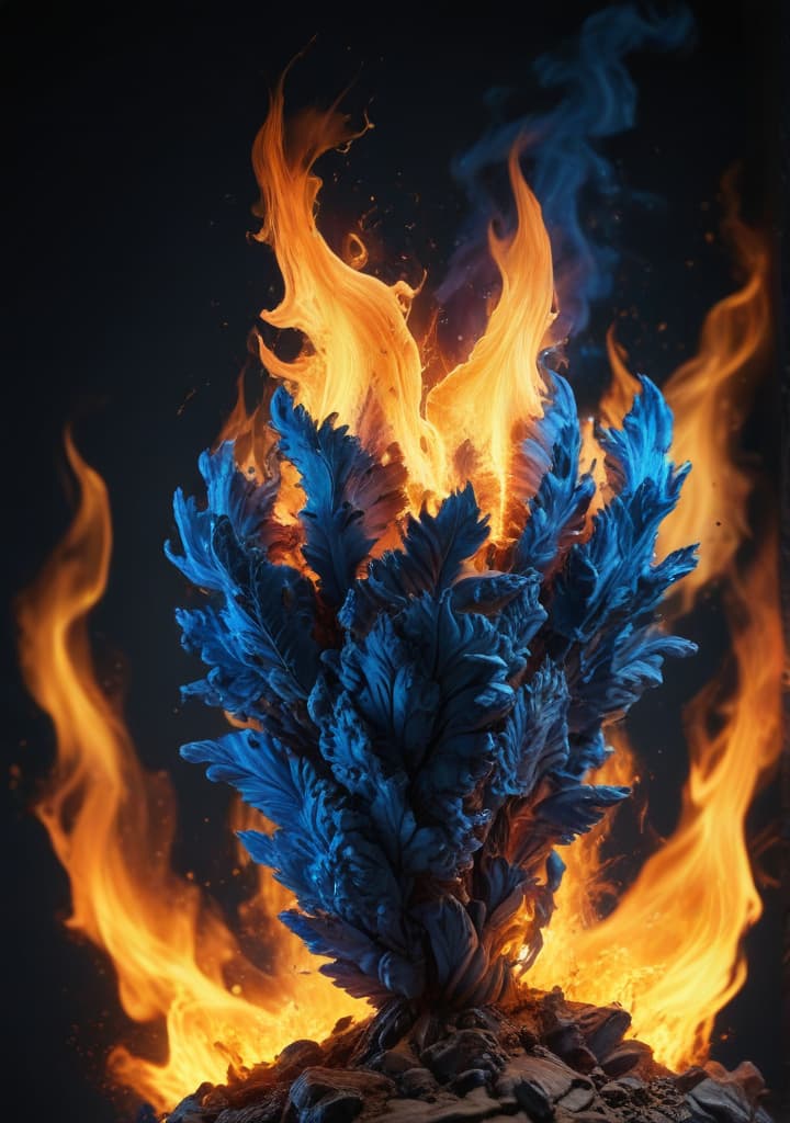 gojo fuego azul highly detailed,studio lighting,professional,vivid colors, cinematic lighting, HDR, UHD, 4K, 8k, 64K