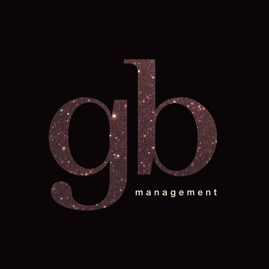  design a logo, glamorous logo for a female focused agency with "gbmodel management" written, with the text 'gbmanagement '.