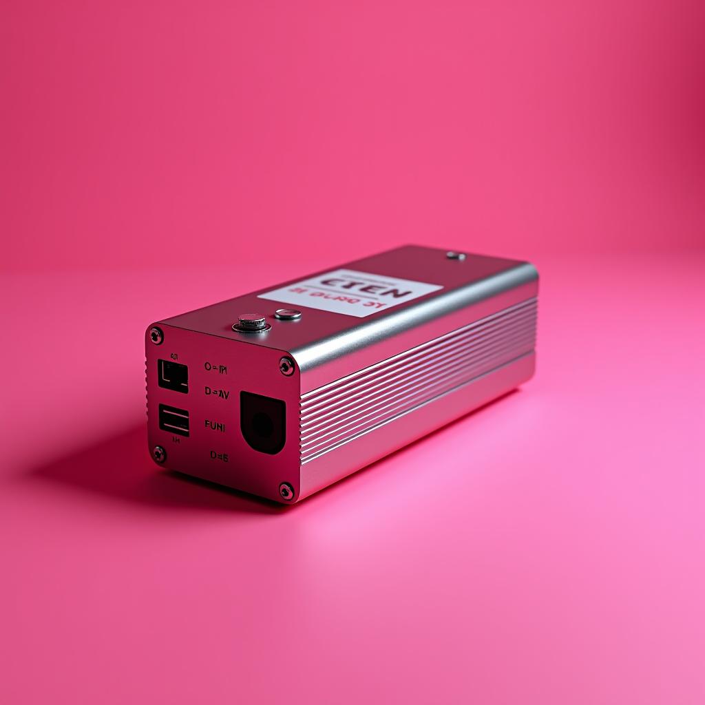  pink background, featuring a diode laser device.