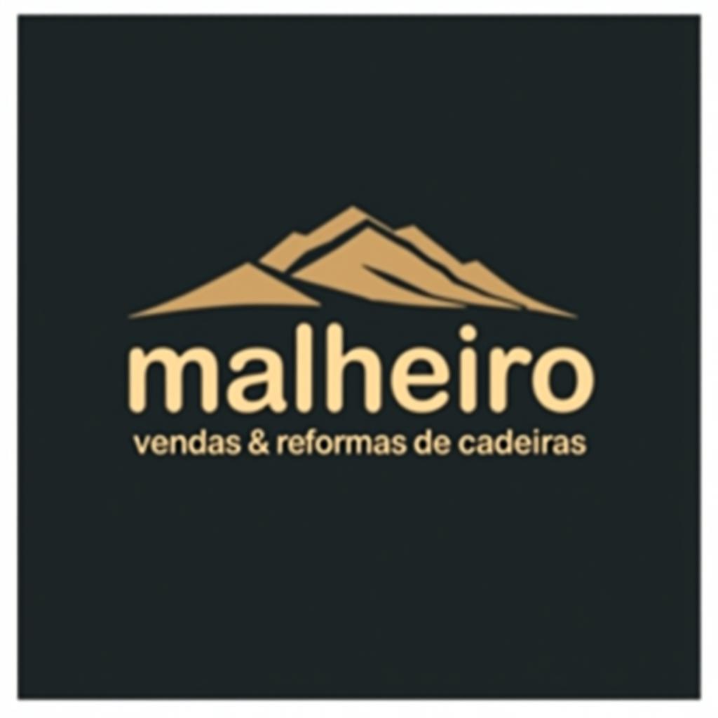  design a logo, , with the text 'malheiro vendas&reformas de cadeiras '.