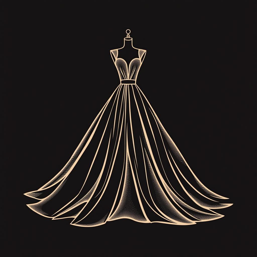  design a logo, in a realism style. erstelle mir ein logo für ein kleider laden elegant aber auffällig mit kleider haute couture mit dem namen , with the text 'nesrin mode '.