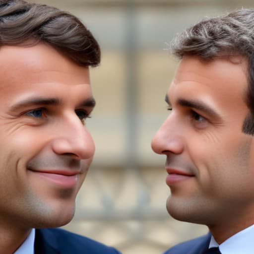 Emmanuel Macron et Gabriel Attal en rendez vous amoureux