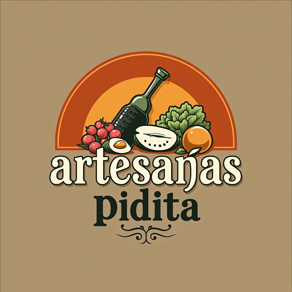  design a logo, , with the text 'artesanías partida '.