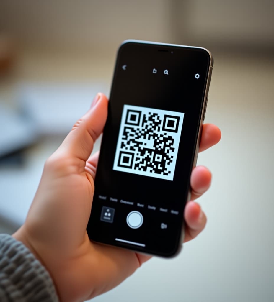  scanning qr code with phone