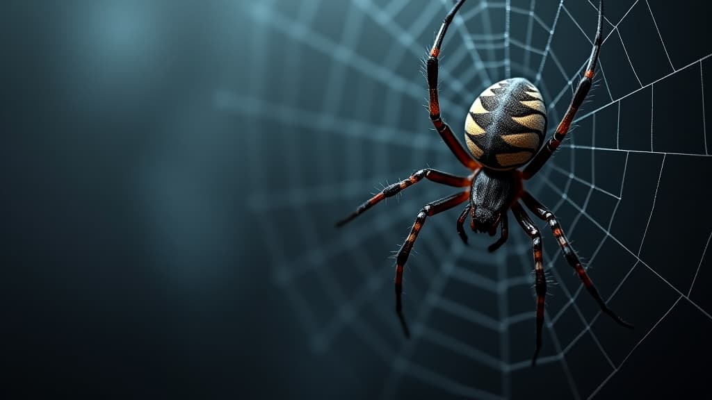  halloween themed blank background with a creepy spider, halloween, spooky, october, decorations, creepy, spider web, arachnid