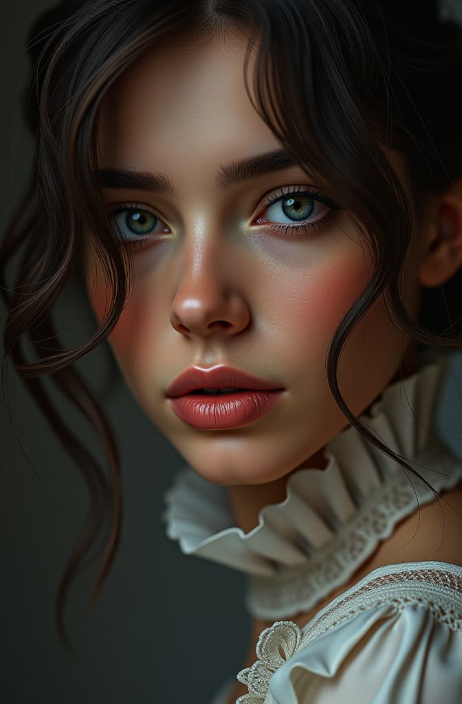  فتات فاتنة الجمل بزي ضيق وشورت في عمر 18, realistic, portrait, art by donato giancola and greg rutkowski, realistic face, digital art, trending on artstation hyperrealistic, full body, detailed clothing, highly detailed, cinematic lighting, stunningly beautiful, intricate, sharp focus, f/1. 8, 85mm, (centered image composition), (professionally color graded), ((bright soft diffused light)), volumetric fog, trending on instagram, trending on tumblr, HDR 4K, 8K