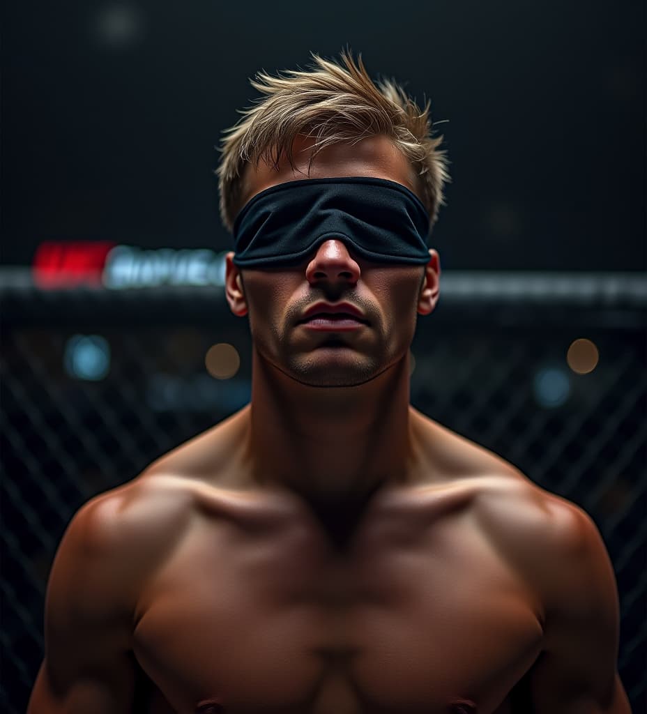  blindfolded ufc judges cageside