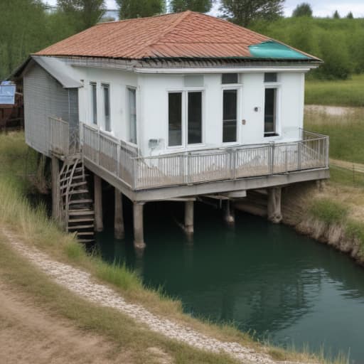 Дом моей мечты за городом горы водопад зеленев луга и уютный дом