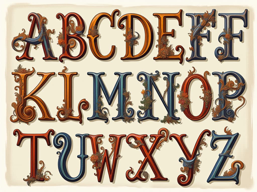  fancy alphabet