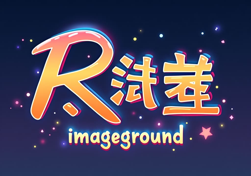  anime, anime sytle, anime image, cartoon, real cartoon, real anime, logo of text "imageground"