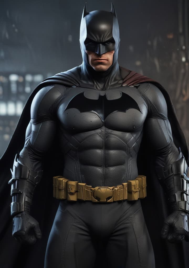 Batman com traje tecnológico e super man tecnológico highly detailed,studio lighting,professional,vivid colors, cinematic lighting, HDR, UHD, 4K, 8k, 64K