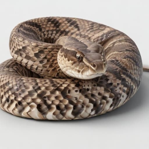 A realistic Rattlesnake file as png, jpg, tiff