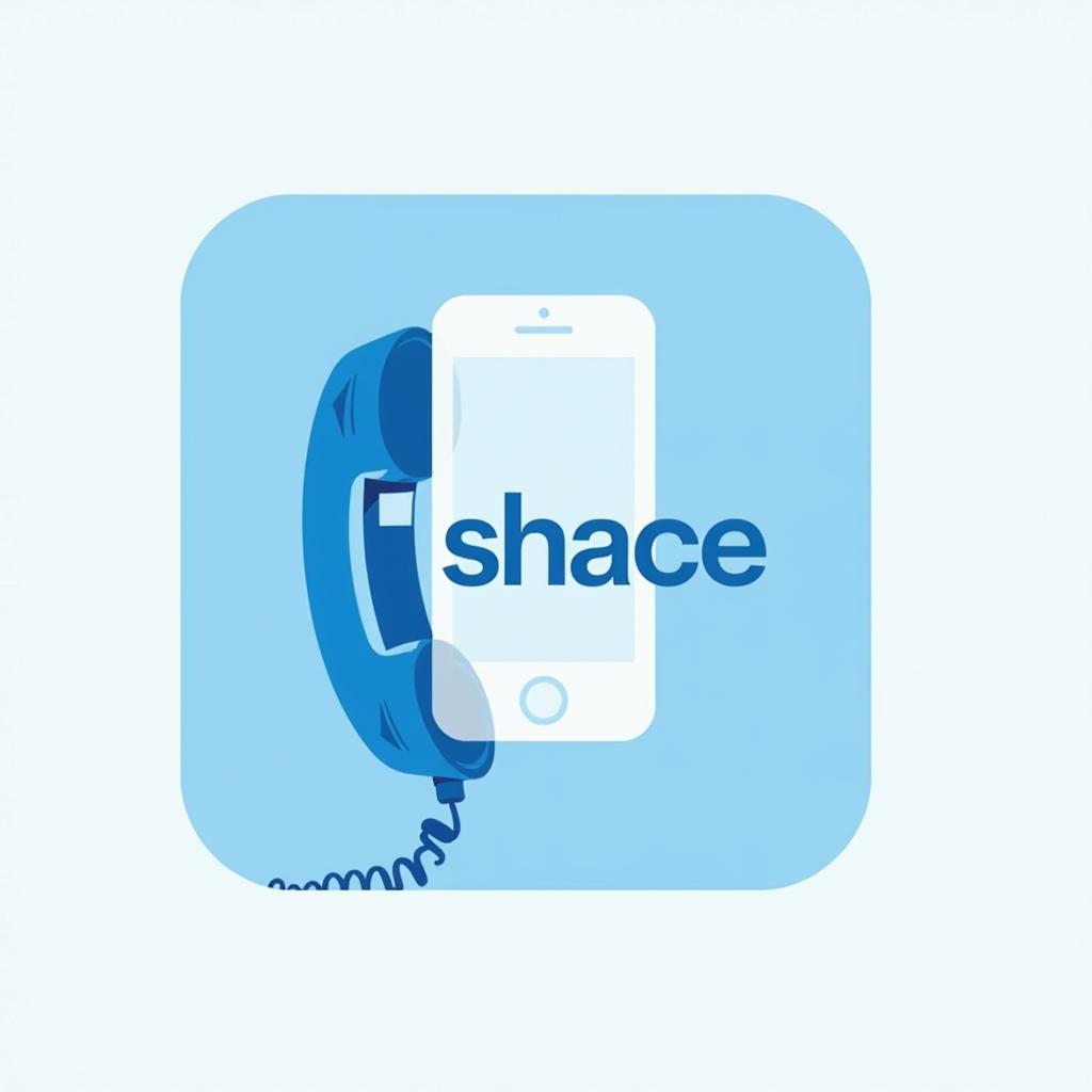  design a logo, tienda de teléfonos con azul , with the text 'phone space'.