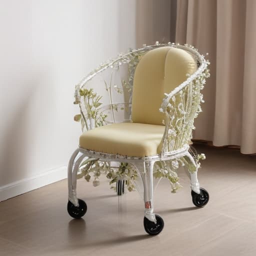 Fauteuil roulant en forme de muguet