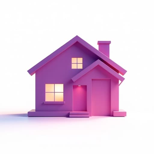  logoa minimalist icon style logo the exterior of a house, designed with a modern, sleek pink purple color scheme. simple yet distinctive, suitable as an app icon with a white backgroundminimalist and modernizm logo stylelogo hyperrealistic, full body, detailed clothing, highly detailed, cinematic lighting, stunningly beautiful, intricate, sharp focus, f/1. 8, 85mm, (centered image composition), (professionally color graded), ((bright soft diffused light)), volumetric fog, trending on instagram, trending on tumblr, HDR 4K, 8K