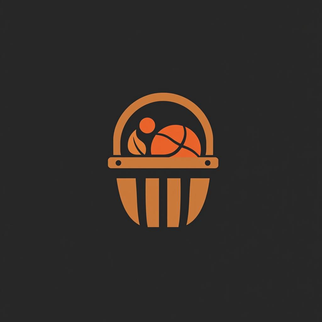  design a logo, , with the text 'basket '.