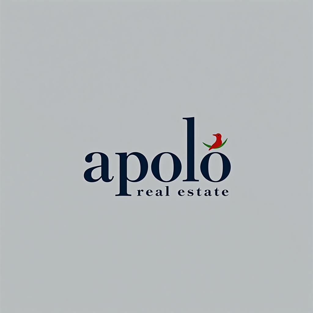  design a logo, , with the text 'apolo real estate llc '.