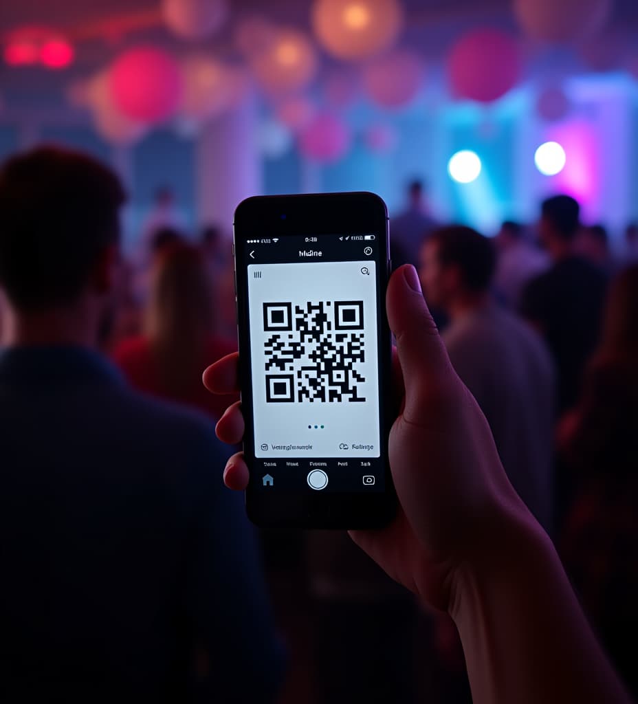  party event scanning qr code