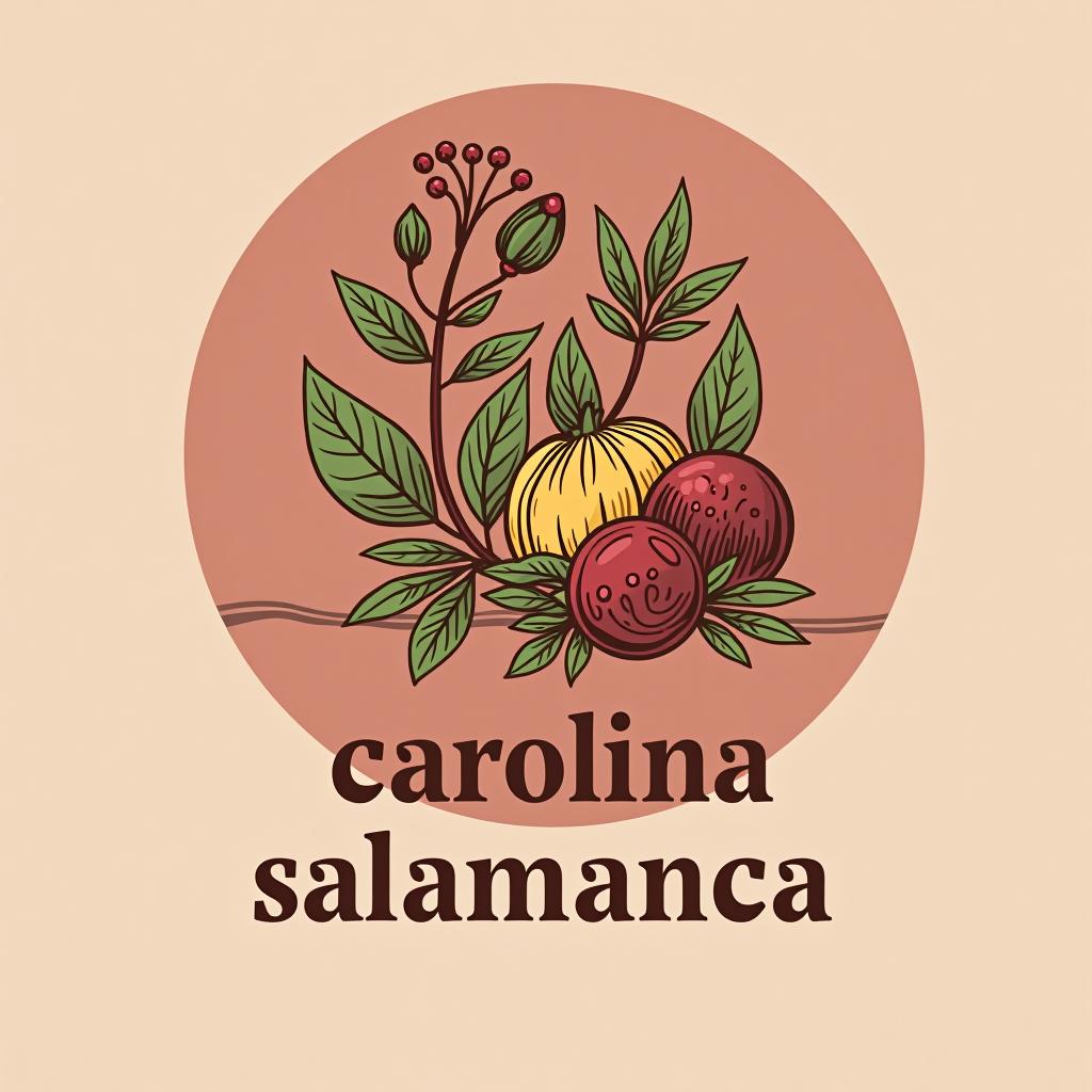  design a logo, logo que trasmita fuerza , amor, ternura, color que sea atractivo con un diseño único inspirado en lo sobrenatural , with the text 'carolina salamanca '.