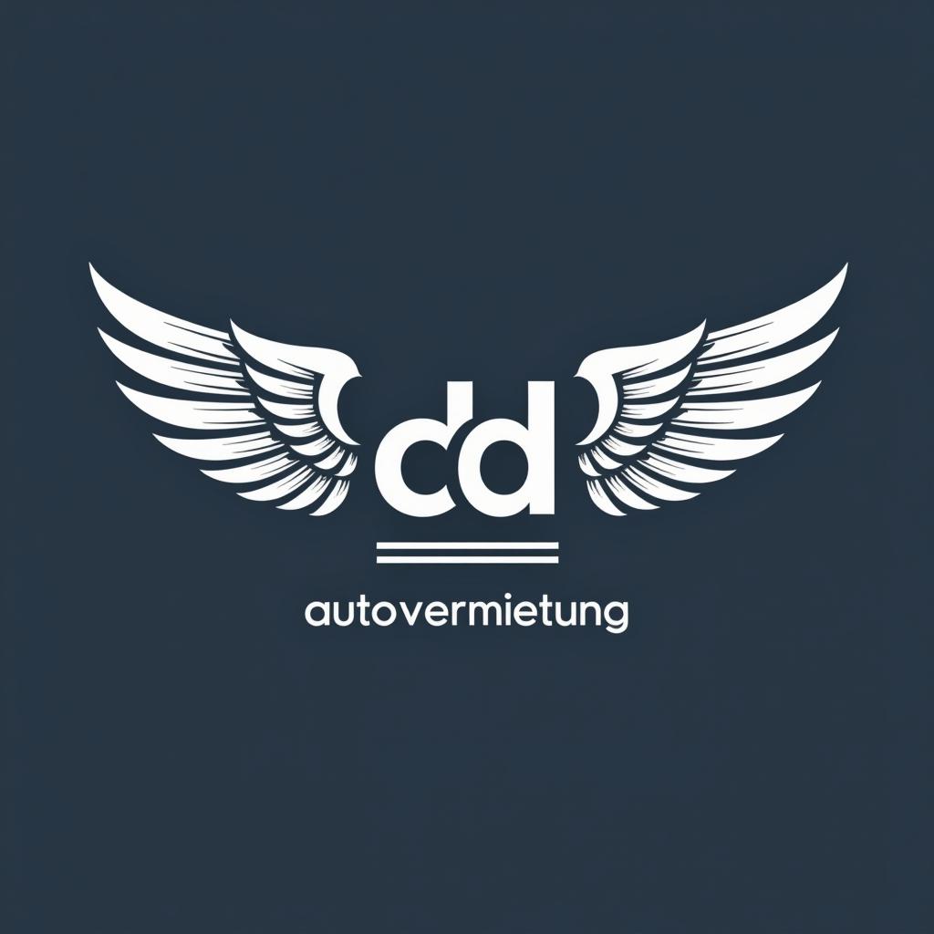  design a logo, flügel autovermietung , with the text 'dd autovermietung '.