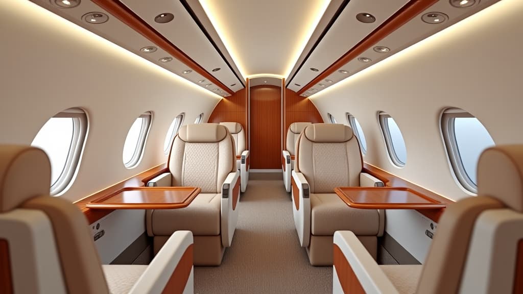  five star luxury air travel service rating. vip passenger experience. 3d rendering