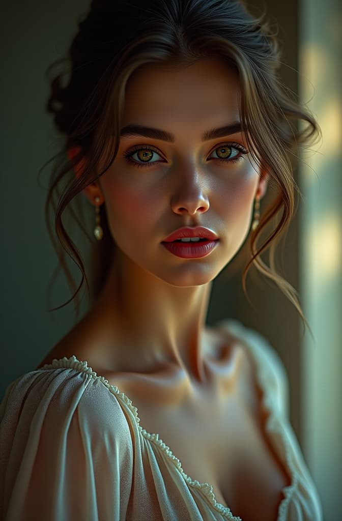  una chic aen una bañera, realistic, portrait, art by donato giancola and greg rutkowski, realistic face, digital art, trending on artstation hyperrealistic, full body, detailed clothing, highly detailed, cinematic lighting, stunningly beautiful, intricate, sharp focus, f/1. 8, 85mm, (centered image composition), (professionally color graded), ((bright soft diffused light)), volumetric fog, trending on instagram, trending on tumblr, HDR 4K, 8K