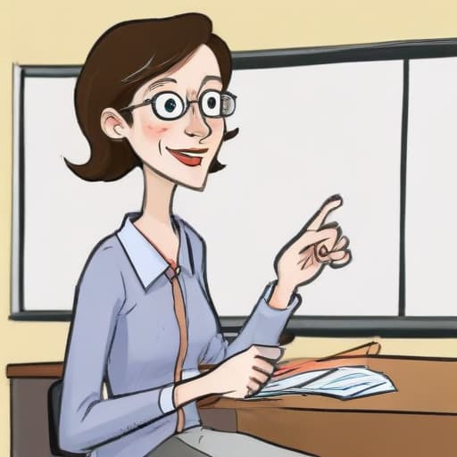 skinny teacher cartoon