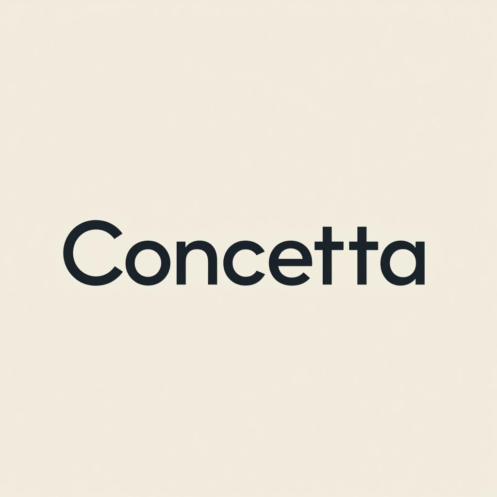  design a logo, hausverwaltung event service, with the text 'concetta'.