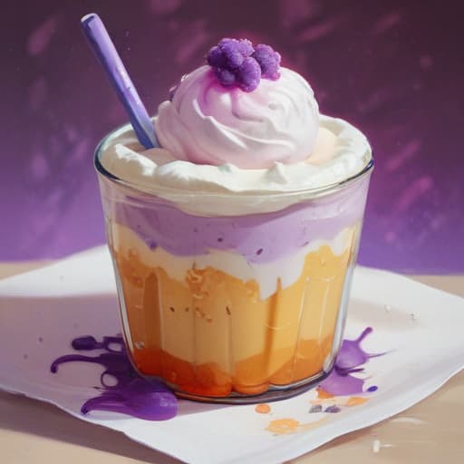 halo halo dessert painting